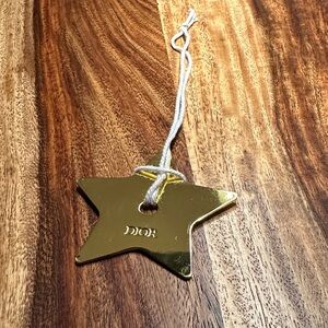 Dior Gold Star Holiday Ornament